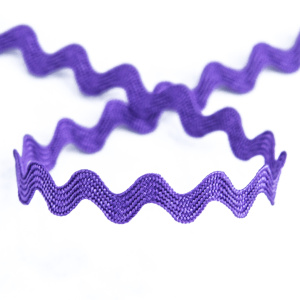 Тесьма PEGA тип вьюнчик, сиреневый, 6,4 мм. Арт 841510421A1603