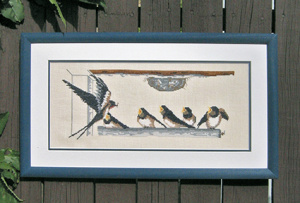 Набор для вышивания: "Ласточки". Арт 40501