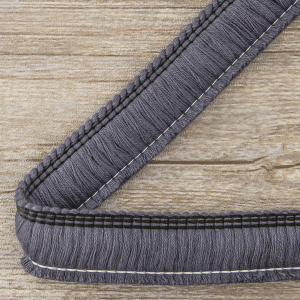 Бахрома декоративная, 30 мм, цвет темно-серый. Арт BT - 30c - col.B-5