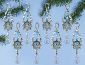 Набор для создания елочных игрушек "Снежные капли". Арт 6243