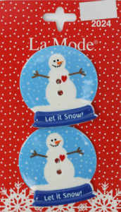 Пуговицы LA MODE CRISTMAS "Снег идет" . Арт 195002024