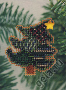Набор для вышивания бисером "Ёлочка" . Арт H79                     