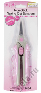 Ножницы для хобби с мягкими ручками, тефлон, XCUT, 6.5 дюймов. Арт XCU263107               