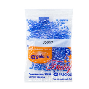 Бисер №10, 5 г., цвет 35057. Арт G 35057