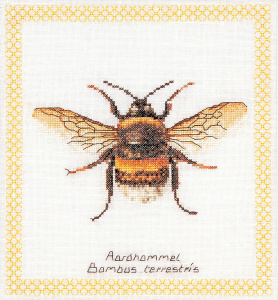 Набор для вышивания "Шмель", канва лён 32 ct. Арт 3018                    