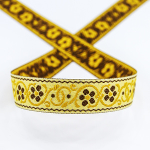 Лента жаккард SAFISA, 15 мм, 15 м, цвет 03. Арт 9208-15мм-03