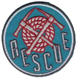 Термоаппликация HKM "Rescue Button blau". Арт 33394/1SB