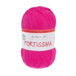 Пряжа Fortissima Socka 4-fach Uni, 75% шерсть, 25% полиамид, 420 м, 100 г. Арт 90038-2012