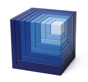 Конструктор дизайнерский NAEF CLASSIC "Cella" 6+, натуральное дерево, цвет синий, 9 деталей. Арт 9608.2