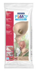 Полимерная глина FIMO Air "Basic", самоотвердевающая натуральная глина, 500 г, цвет телесный. Арт 8100-43