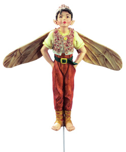 Фигурка декоративная, цветочный эльф "Вереск". Арт 216924-050