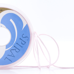 Шнур атласный SAFISA 2 мм, 25 м, цвет 05, розовый. Арт 462-05                  