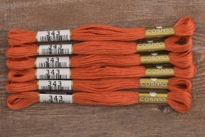 Мулине COSMO однотонный цвет  343       . Арт 25-6/343       