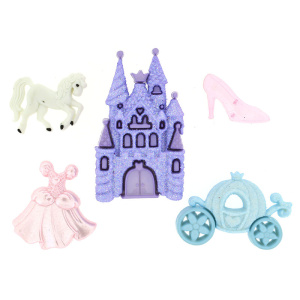 Набор пуговиц и/или декоративных элементов "Долго и счастливо". Арт 4670