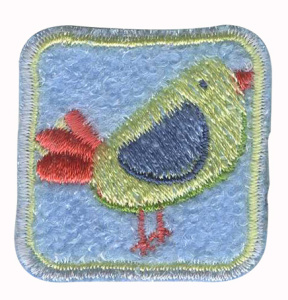 Термоаппликация HKM "Птичка". Арт 30442/1SB