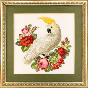 Вышитая картина "Попугай". Арт Модель 02.100.22
