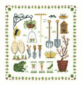 Набор для вышивания "Accessoires Printemps" (Весенние аксессуары), 20 х 21 см. Арт 2618