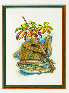 Набор для вышивания "Рыбалка". Арт 12-945                  