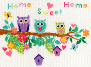 Набор для вышивания "Owl Bouquet" (Совы). Арт XB4