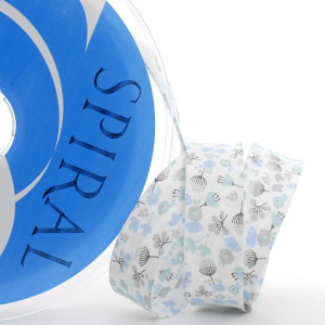 Косая бейка с рисунком SAFISA, арт.6586, 20 мм, 20 м, цвет 02. Арт 6586-20мм-02