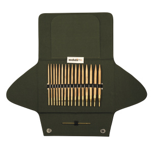 Набор круговых спиц из оливкового дерева со сменными лесками addiClick Nature Olive. Арт 570-2/000               