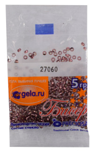 Бисер №10, 5 г., цвет 27060. Арт G 27060