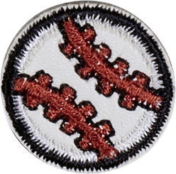 Термоаппликация "Мяч красно-белый". Арт 43004