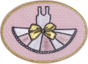 Термоаппликация "Платье в кружочек". Арт 42568