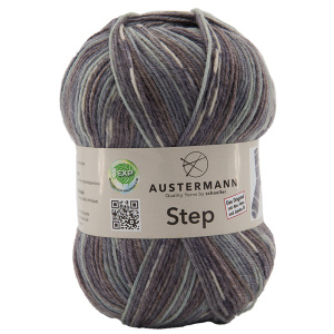 Пряжа Step, 75% шерсть, 25% полиамид, 420 м, 100 г. Арт 97689-0087