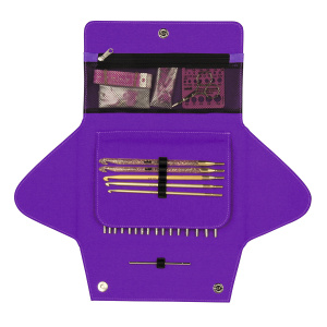 Набор круговых латунных спиц со сменными лесками addiClick by Woolly Hugs. Арт 680-2/000               