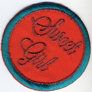 Термоаппликация HKM "Sweet girl". Арт 32456/1SB