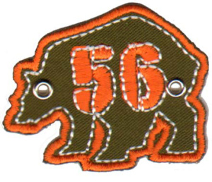 Термоаппликации HKM "Медведь 56". Арт 30933/1SB               