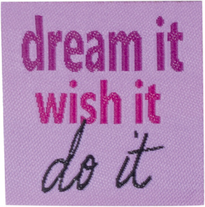 Термоаппликация "Мечтай, желай, делай". Арт 42801