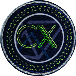 Термоаппликация "CX". Арт 39456