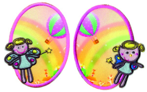 Термоаппликации HKM "Фея с воздушным шаром". Арт 32793SET/S