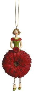 Фигурка декоративная, Blumenmädchen "Гербера". Арт 850395-500