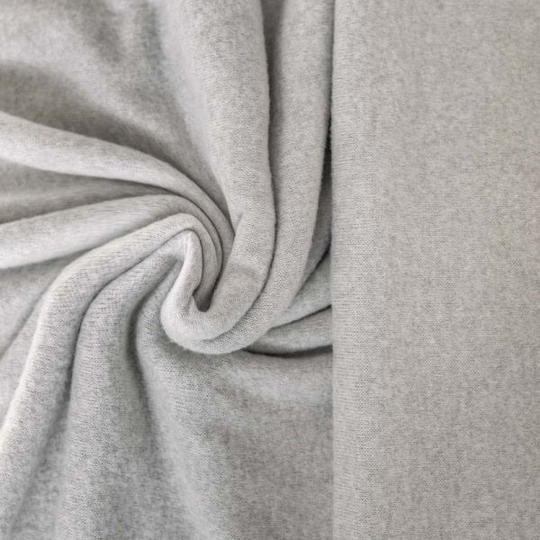 Ткань Recycled Brushed Jercey, 53% переработанный полиэстер, 28% хлопок, 15% полиэс. 135 см, 220г/м². Арт 2164.5