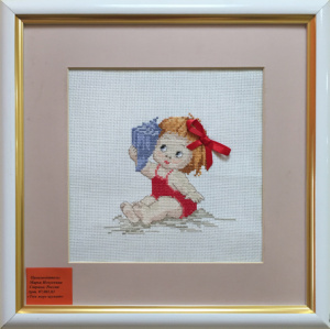 Вышитая картина "Там море шумит". Арт Модель 07.001.03