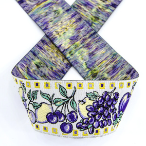 Лента жаккард SAFISA, 50 мм, 15 м, цвет 02. Арт 9120-50мм-02            