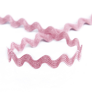 Тесьма PEGA тип вьюнчик, розовый, 6,4 мм. Арт 841510421A1405