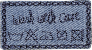 Термоаппликация "Стирать с осторожностью". Арт 42970