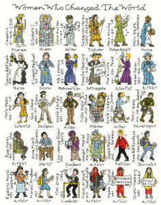 Набор для вышивания "Women Who Changed The World". Арт XPS10