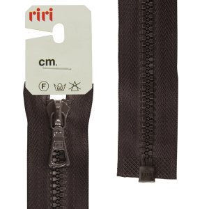 Молния riri тракторная разъёмная 1 замок, 6 мм, 60 cм, цвет 2226, темный шоколад. Арт 5753720/60/2226         