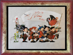 Набор для вышивания "Parade 20 years. SOFT" (Парад к 20-летию) . Арт 204-A056 MK