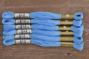 Мулине COSMO однотонный цвет  412       . Арт 25-6/412       