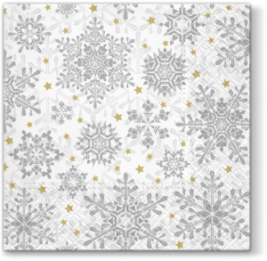 Салфетки трехслойные для декупажа, коллекция "Lunch"  PAW Decor Collection "Светящиеся звезды". Арт SDL074808