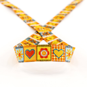 Лента жаккард SAFISA, 20 мм, 15 м, цвет 03. Арт 9178-20мм-03