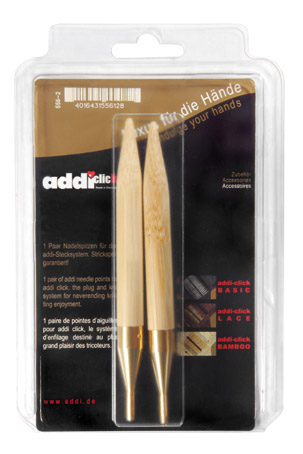 Дополнительные спицы к addiClick BAMBOO, №5 бамбук. Арт 556-7/5-000