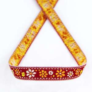 Лента жаккард SAFISA, 10 мм, 15 м, цвет 01. Арт 9165-10мм-01            