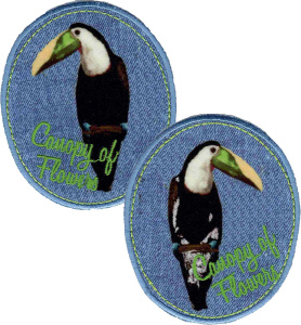 Термоаппликации набор HKM "Тукан". Арт 33987/SET